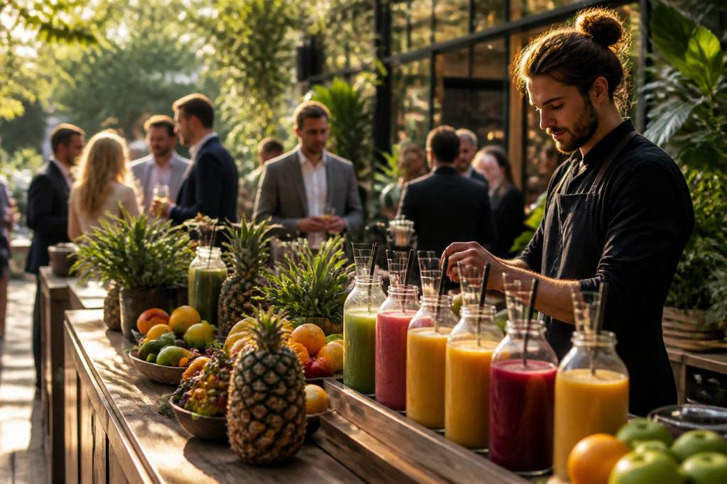 Bar smoothie : une animation originale pour vos événements professionnels